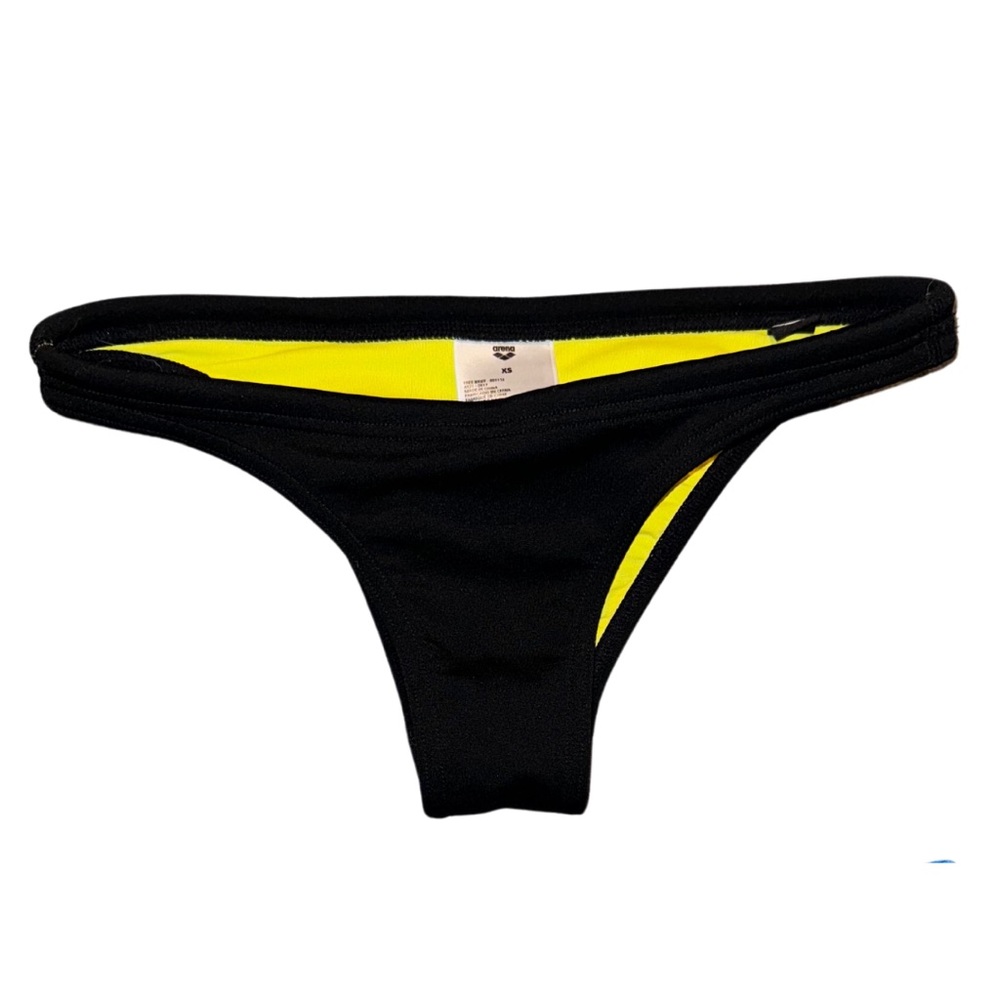 Arena Competition Drawstring Bikini  Bottom - Black - XS (28L)